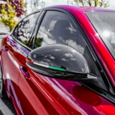 Giulia 952 - Mirror Covers Carbon Tricolore